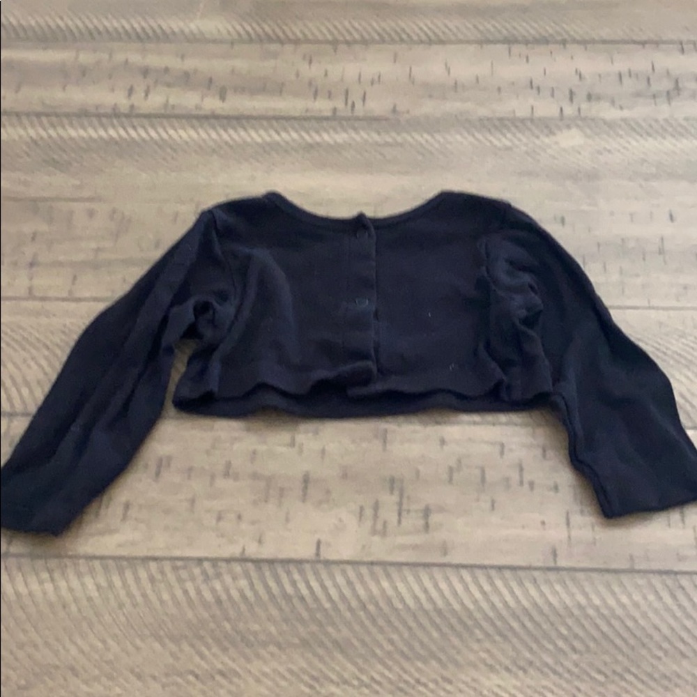 Black cardigan